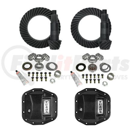 Yukon YGK066STG2 Yukon Stage 2 Re-Gear Kit upgrades front and rear diffs; incl diff covers