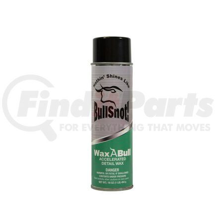 Bullsnot! 10899009 WaxABull Accelerated Detail Auto Wax - Quick Shine Truck and Car Polishing Wax, 16 Oz.