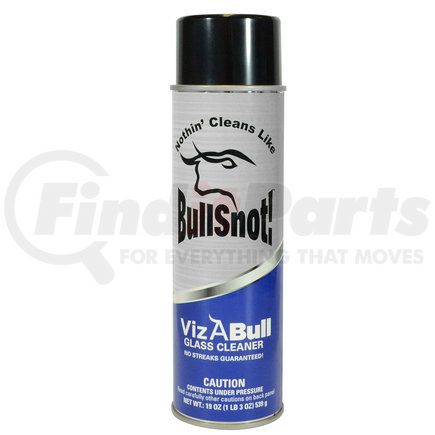 Bullsnot! 10899002 Glass Cleaner - VizABull, 19 oz. Bottle, Detail Spray for Auto and Trucks