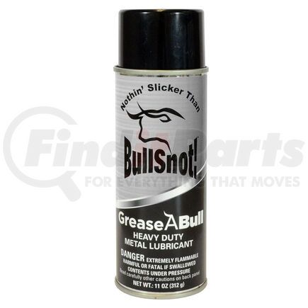 Bullsnot! 10899005 BullSnot 10899005 GreaseABull Spray Grease Metal Lubricant White Grease Spray Water-Resistant 11oz