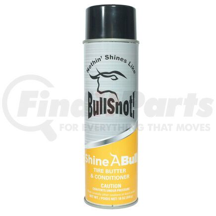 Bullsnot! 10899017 BullSnot ShineABull Tire Butter and Conditioner 10899017- Silicone-Free Tire Dressing and Truck Wheel Shine Auto Detailing 18oz