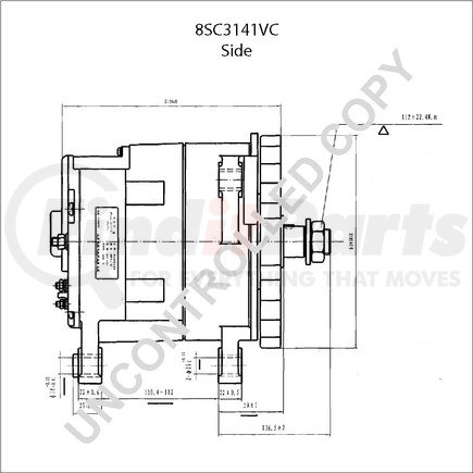 Leece Neville 8SC3141VC High Output Alternator