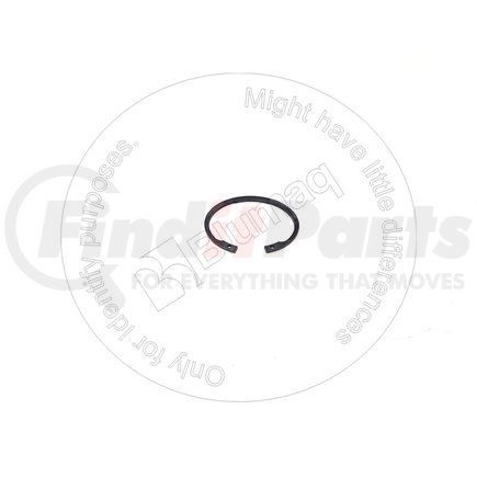 Blumaq 8N7296 Multi-Purpose Snap Ring - Steel, Internal Axial, 0.094" Thick