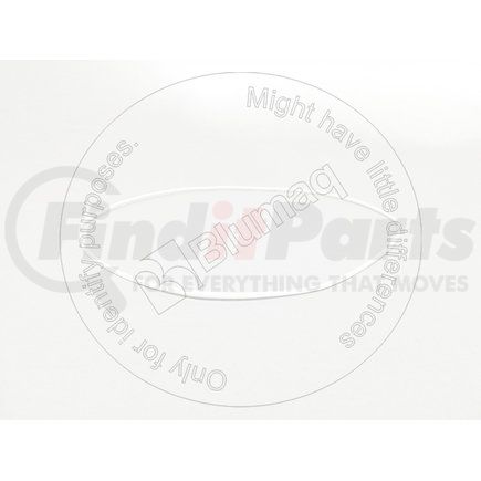Blumaq 8S3370 Multi-Purpose Seal Ring - 198.12 mm. ID, Plastic-Glass Filled