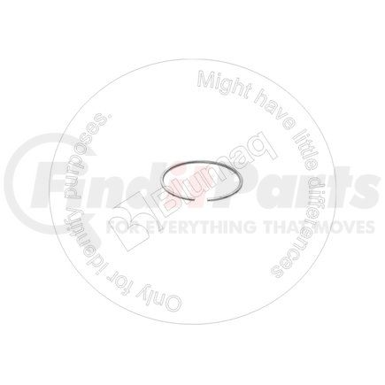 Blumaq 9L6233 Engine Piston Ring - Iron, Butt Style, Type 2, 114.3 mm. OD, 3.15 mm. Thick