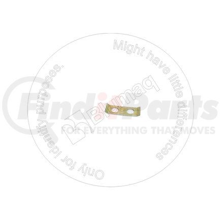 Blumaq 9M1367 Transmission Bolt Lock Plate - Steel, 2 in. Long, 2 Bolt Holes