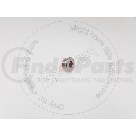 Blumaq 1190962 Multi-Purpose Threaded Plug - 4.5 in x 4 in x 0.9 in, Fit for Caterpillar Applications