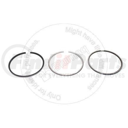 Blumaq 1258726 Engine Piston Kit - 5.3 in x 1.1 in, Fit for Caterpillar Applications