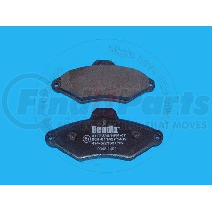 Blumaq 1512628 Disc Brake Caliper - 11 mm. Thick, fits Caterpillar Compact/Wheel Loader