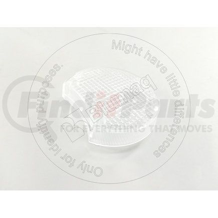 Blumaq 2811522 Turn Signal Light Lens - Front, Left, Round, 4.52 in. OD, 1.52 in. Thick