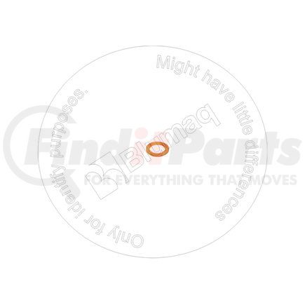 Blumaq 2A1162 Flywheel Housing Gasket - Copper, 4.5 mm. Thick