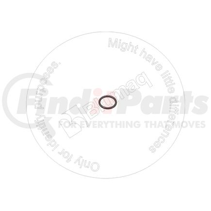 Blumaq 2U5338 Multi-Purpose O-Ring - Rubber, 0.614 mm. ID, 15.6 mm. OD