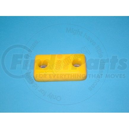 Blumaq 1809411 Steering Stop Pad - Steel Plate with Poly Pad, 120 mm. Long