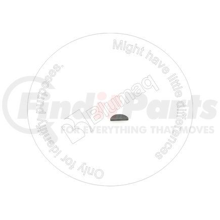 Blumaq 1B8704 Woodruff Key - 405 mm. Key Size