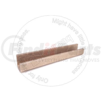 Blumaq 4461527 Circle Blade Wear Strip - Brass, 12 in. Long, 1.96 in. Wide, 0.37 in. Thick