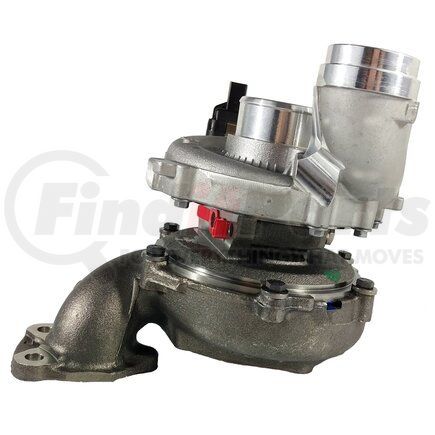 Rotomaster A1220104N Turbocharger - New, Oil Cooled, Journal Bearing, Steel/Aluminum, with Wastegate Actuator