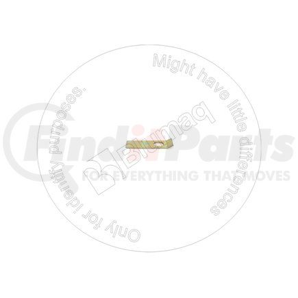 Blumaq 5S5881 Engine Intake Manifold Nut - Lock Plate, 0.049 in. Thick, with 1 Bolt Hole