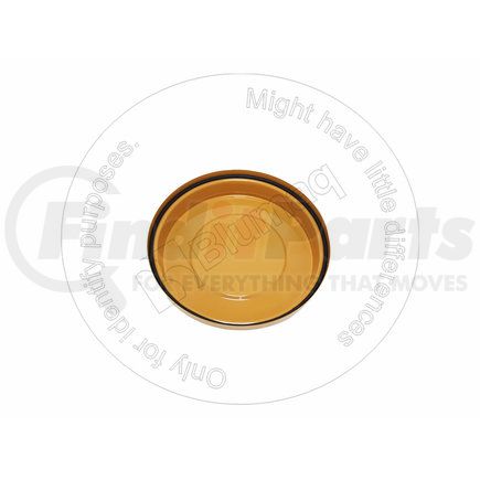 Blumaq 6I0275 Air Cleaner Cover - Steel, CAT Yellow, 12.85" OD, with Rubber O-Ring