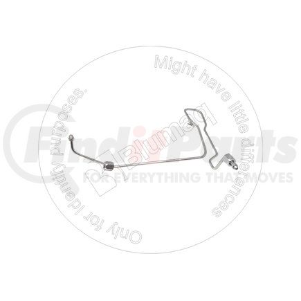 Blumaq 6I1034 Fuel Injector Line - 14" Long, 1.98 mm. ID, No. 4 Cylinder