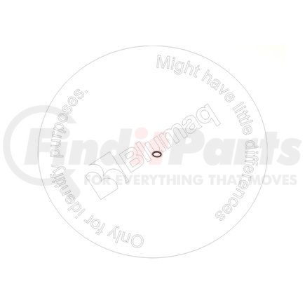 Blumaq 6V0404 Rubber-Bonded Sealing Washer - 0.41" ID x 0.63" OD x 0.08" T