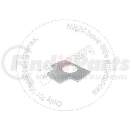 Blumaq 4B7054 Nut Lock Plate - Steel, with 1 Bolt Hole, on Engine Oil Pump