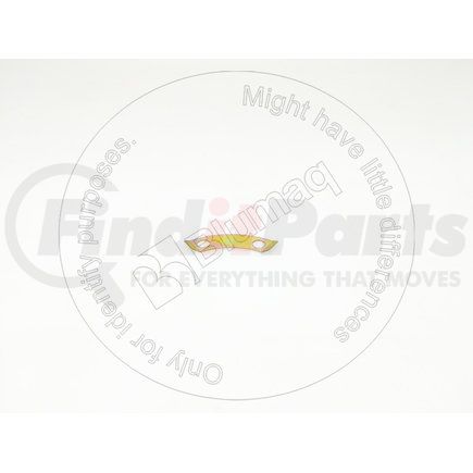 Blumaq 4H0569 Nut Lock Plate - Steel, with 2 Bolt Hole, on Crankshaft Gear