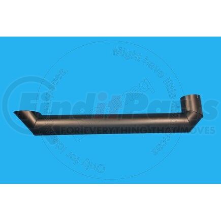 Blumaq 4P6589 Exhaust Pipe Assembly - Steel, 52.2" Length