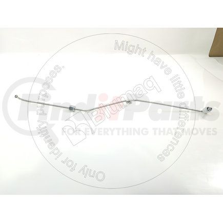 Blumaq 4P9386 Fuel Injector Line - 27.4" Long, 1.6 mm. ID, with Collar and Swivel Nut on Both Ends