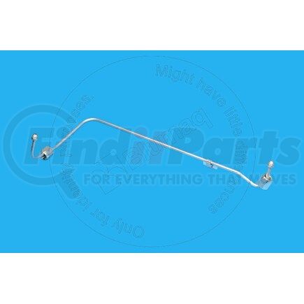 Blumaq 4P9963 Fuel Injector Line - 18" Long, 1.6 mm. ID, with Collar and Swivel Nut on Both Ends