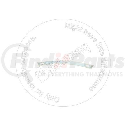 Blumaq 5B7617 Nut Lock Plate - Alloy Mixed, 0.05 in. Thick, with 2 Bolt Hole, on Torque Divider