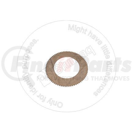 Blumaq VOE11037196 Transmission Clutch Friction Plate - 99.3 mm. ID x 164 mm. OD, 76 External Teeth