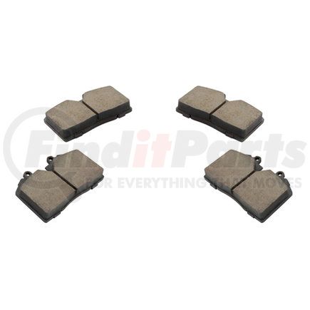 MPA Electrical 1002-0608M Quality-Built Work Force Heavy Duty Brake Pads