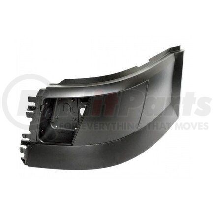 Torque Parts TR011-VLSB-L Driver Side Corner Bumper Extension, with Fog Light Hole, 2004-15 Volvo VNL Trucks