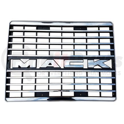 Torque Parts TR047-MGR Grille - Front, Chrome, Plastic, for Mack CH/CHN/CHU Trucks