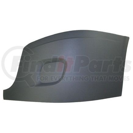 Torque Parts TR067-FRSBO-R Passenger Side Outer Bumper Cover  w/o Fog Light Hole, for 2008-17 Freightliner Cascadia