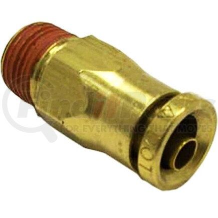 Torque Parts TR14SF18 Push In To Connect (PTC) Brass Air Male Fitting Straight Connector, 1/4 OD x 1/8 NPT