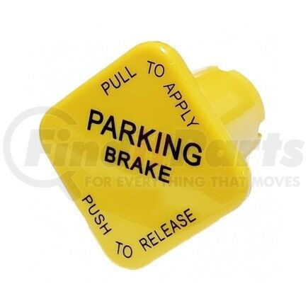 Torque Parts TR298818 Yellow Parking Brake Knob for Threaded Type Push-Pull Valves, 5/8" Thread