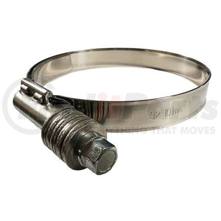 Torque Parts TRCL92101S Constant-Tension Clamp, with Spring, for Soft Hose and Tube, 3-5/8-4 in. Diameter