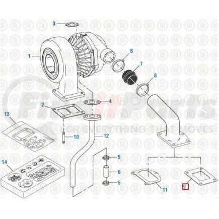 PAI 431218 Gasket - 1977-1993 International DT466 Engine Application