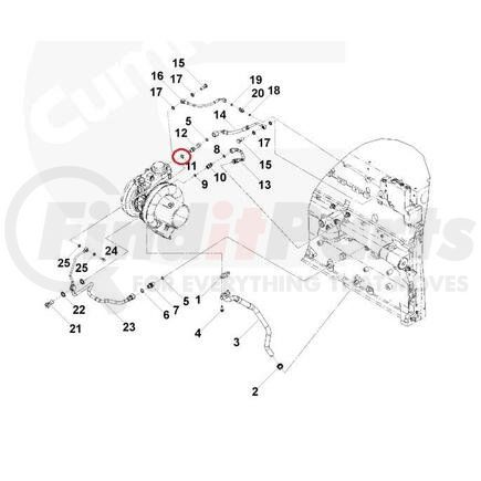 PAI 121425 O-Ring - 0.086 in C/S x 0.605 In ID 2.200 mm C/S x 14.500 mm ID EPDM (75)