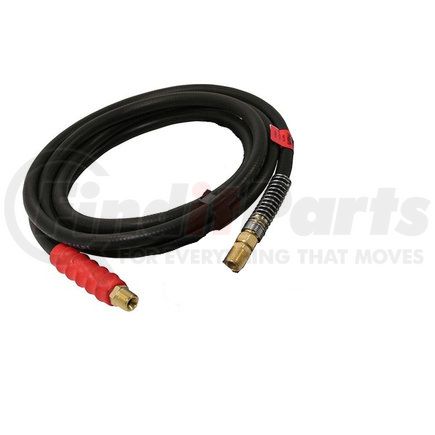 Phillips Industries 11-8117 Air Brake Air Line - 15 ft. Black, Straight, Rubber, with Red (Emergency) Grip