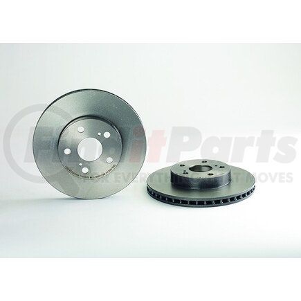 Brembo 09.A713.11 Premium UV Coated Front Brake Rotor