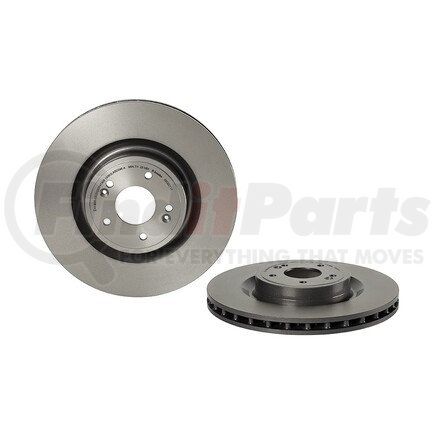 Brembo 09.D027.11 Premium UV Coated Front Brake Rotor