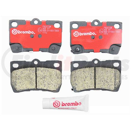 Brembo P83073N Premium NAO Ceramic OE Equivalent Pad