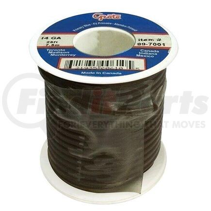 Grote 89-7001 Primary Wire, 14 Gauge, Brown, 25 Ft Spool