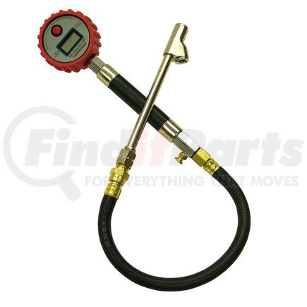 Haltec GA-850-330 Tire Pressure Gauge - Digital, Standard Bore, with CH-330 Dual Foot Air Chuck