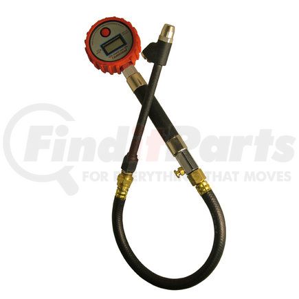 Haltec GA-850-350 Tire Pressure Gauge - Digital, Standard Bore, with CH-350 Dual Foot Air Chuck