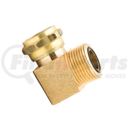 Haltec MB-29-85 Tire Valve Stem Adapter - Mega Bore 85-Deg Angle Connector, Screws onto MB-20 Spud