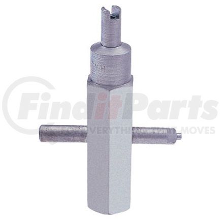 Haltec TL-680 Tire Valve Stem Core Tool - 3-Way, For Large Bore Cores and Hex/Screwdriver Caps