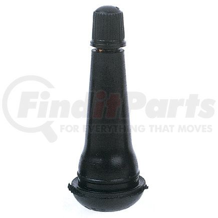 Haltec TV-425 Tire Valve Stem - Snap-in, Rubber Sleeve, 0.625" Valve Hole, 2" Effective Length